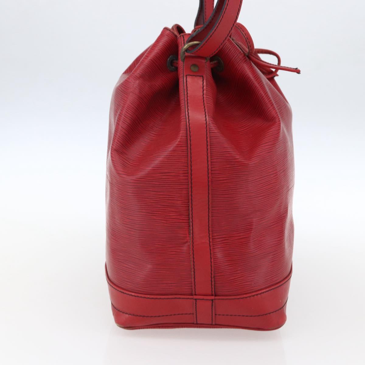 LOUIS VUITTON Epi Noe Shoulder Bag Red M44007 LV Auth 170172