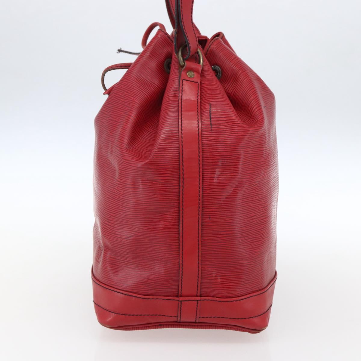 LOUIS VUITTON Epi Noe Shoulder Bag Red M44007 LV Auth 170172
