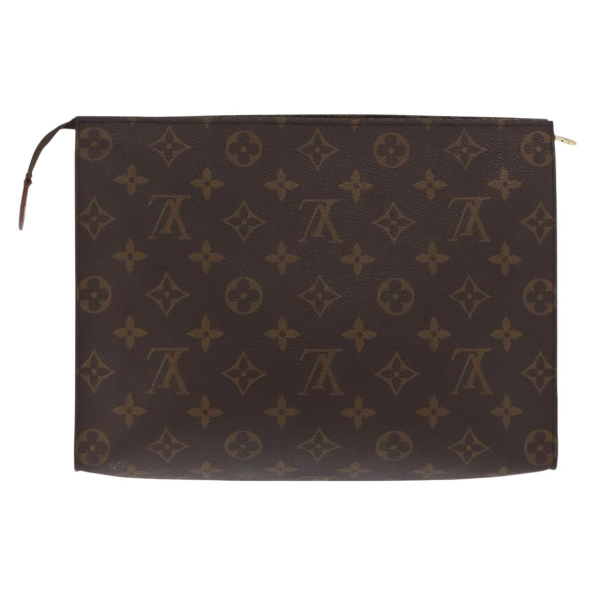 LOUIS VUITTON Monogram Poche Toilette 26 Pouch M47542 LV Auth 170185