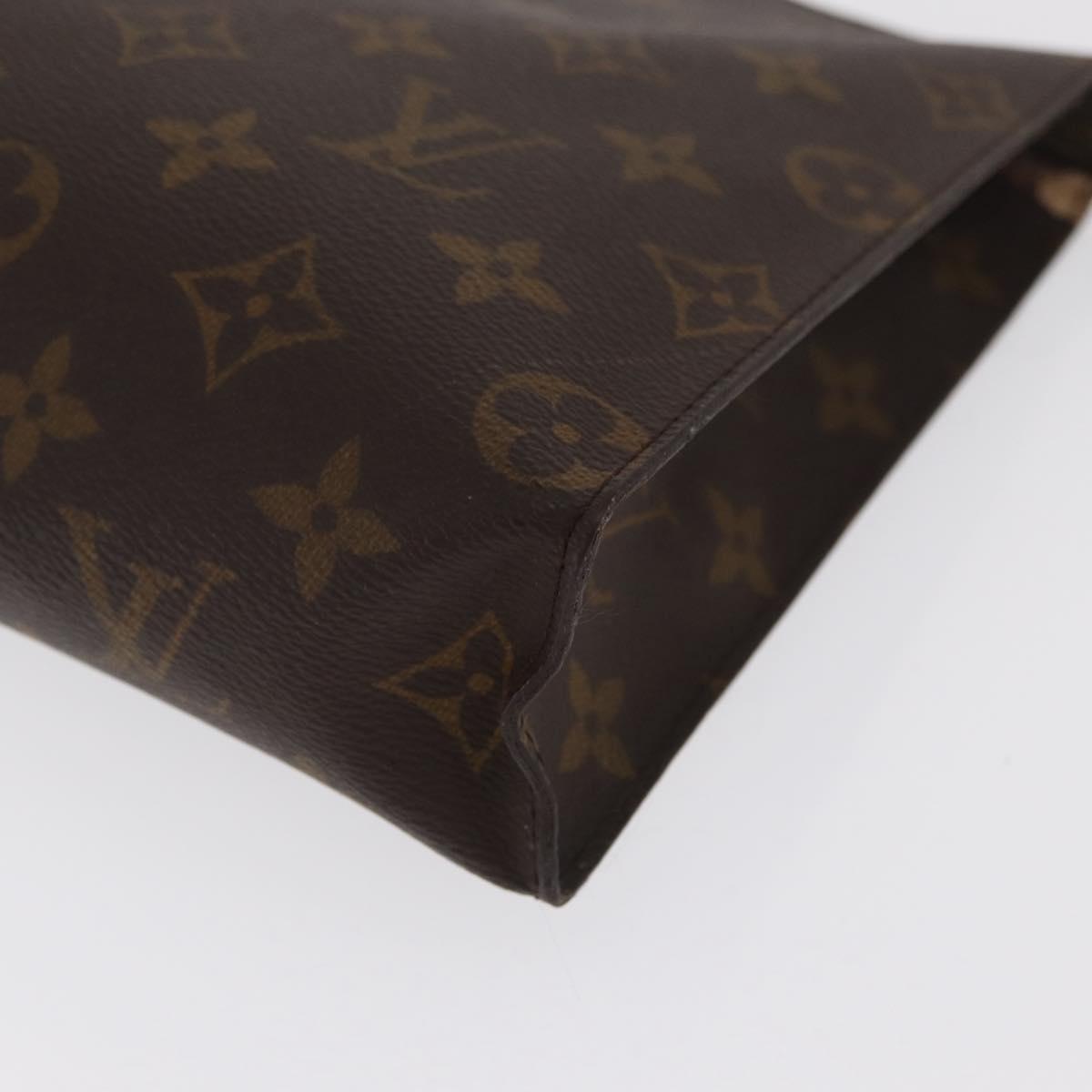 LOUIS VUITTON Monogram Poche Toilette 26 Pouch M47542 LV Auth 170185