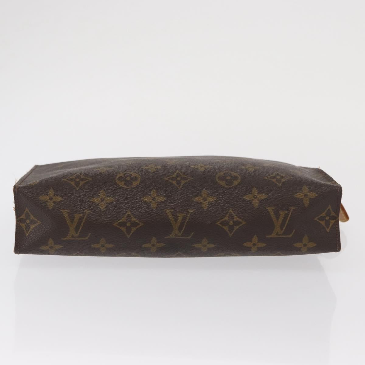 LOUIS VUITTON Monogram Poche Toilette 26 Pouch M47542 LV Auth 170187