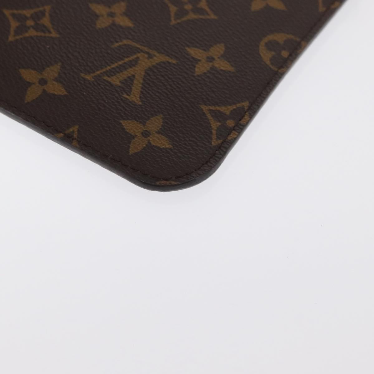 LOUIS VUITTON Monogram Neverfull MM Pouch Accessory Pouch LV Auth 170188