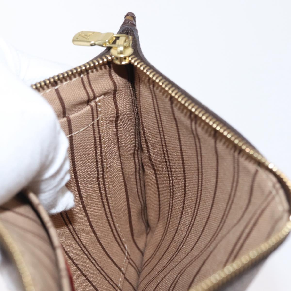 LOUIS VUITTON Monogram Neverfull MM Pouch Accessory Pouch LV Auth 170188