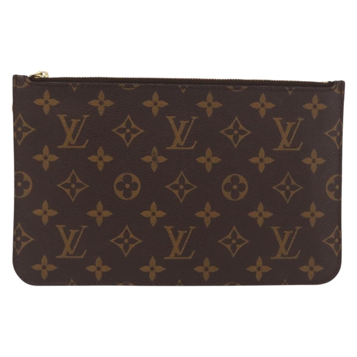 LOUIS VUITTON Monogram Neverfull MM Pouch Accessory Pouch LV Auth 170188