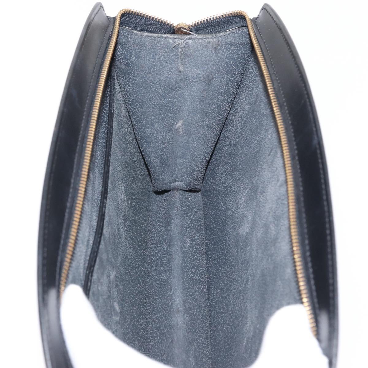 LOUIS VUITTON Epi Trousse Crete Pouch Black M48402 LV Auth 170190
