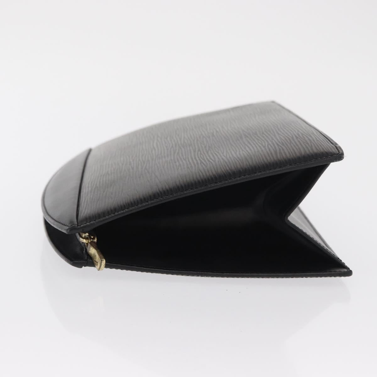 LOUIS VUITTON Epi Trousse Crete Pouch Black M48402 LV Auth 170190