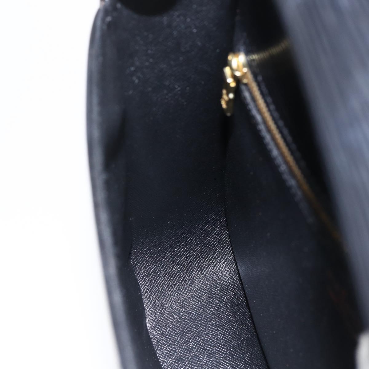 LOUIS VUITTON Epi Saint Cloud GM Shoulder Bag Black Noir M52192 LV Auth 170192