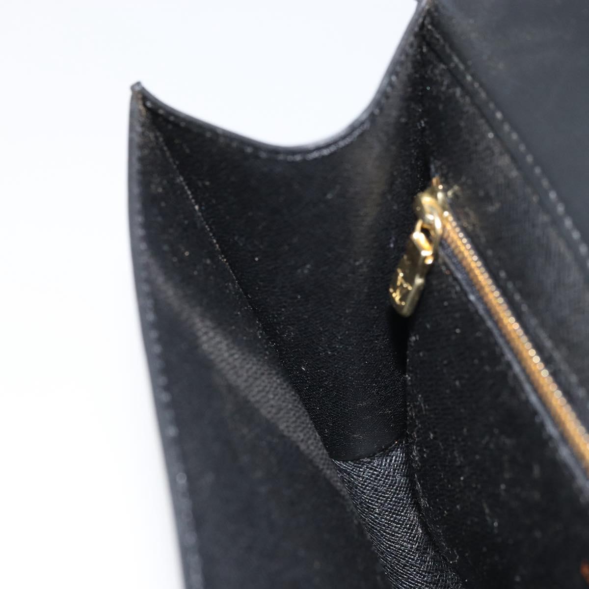 LOUIS VUITTON Epi Art Deco Clutch Bag Black M52632 LV Auth 170193