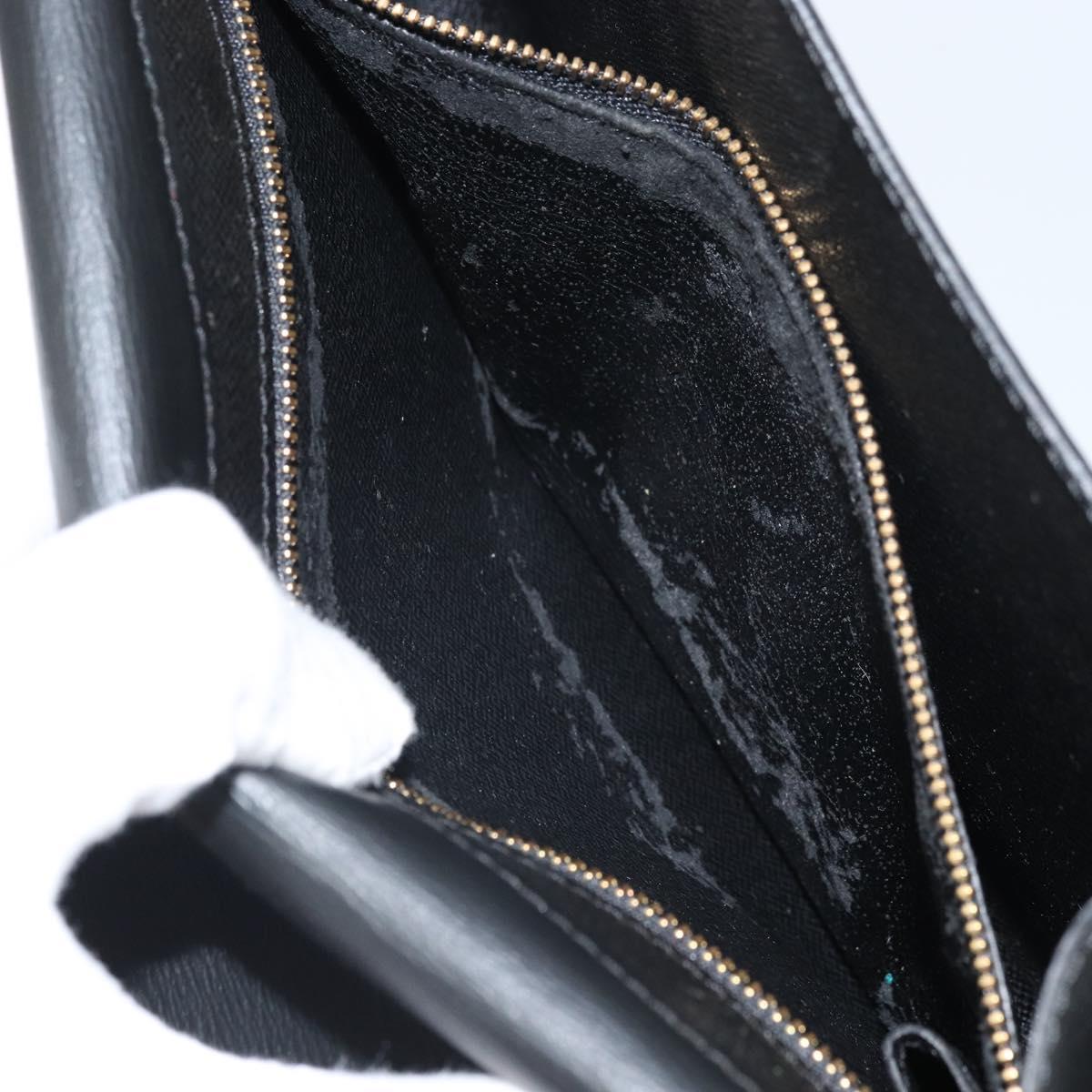 LOUIS VUITTON Epi Art Deco Clutch Bag Black M52632 LV Auth 170193