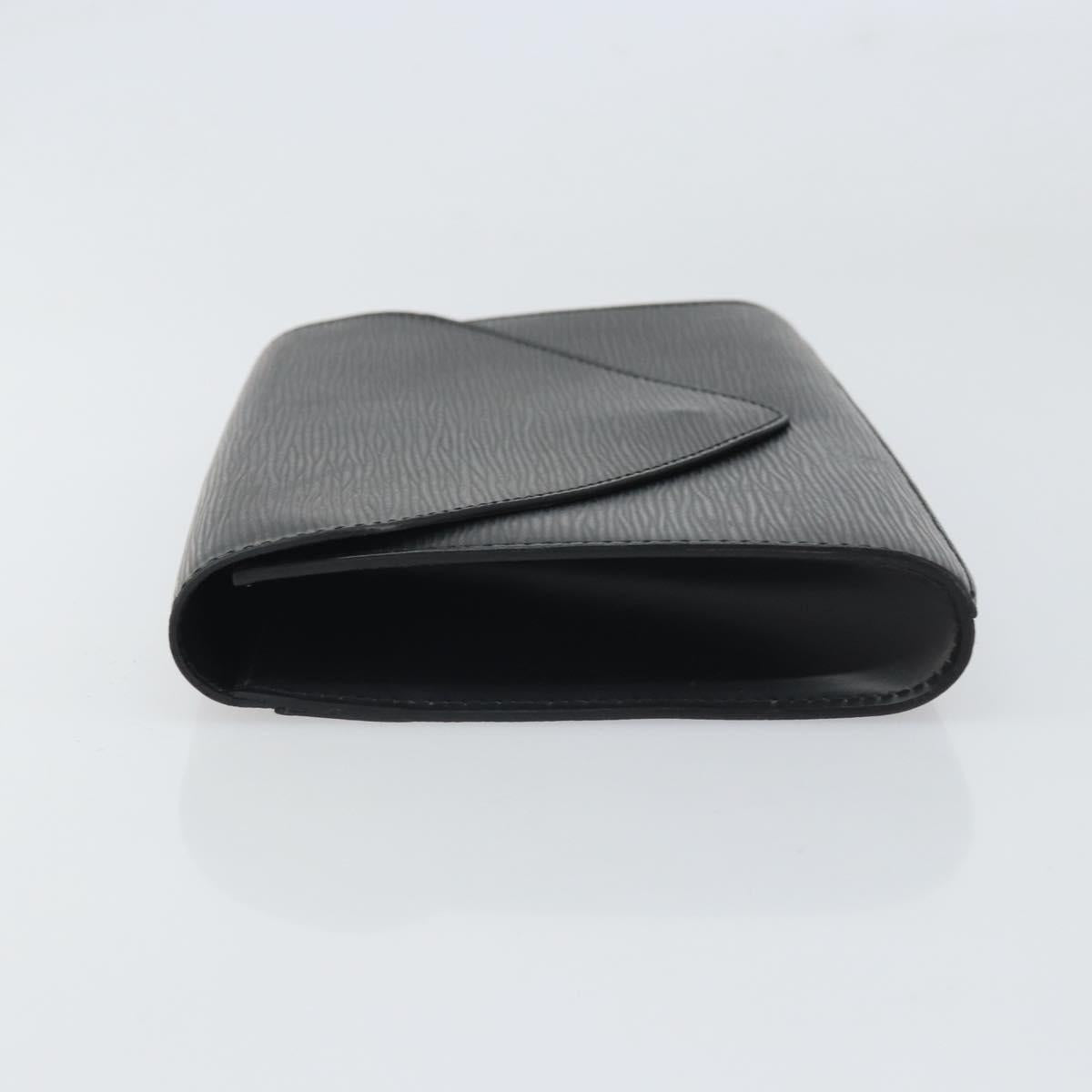 LOUIS VUITTON Epi Art Deco Clutch Bag Black M52632 LV Auth 170193