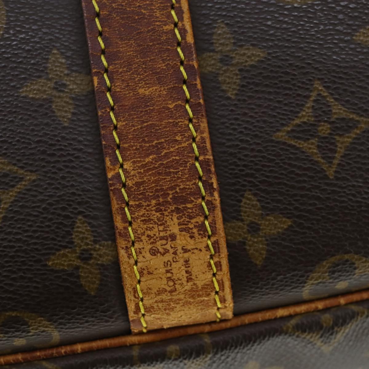 LOUIS VUITTON Monogram Keepall Bandouliere 55 Boston Bag M41414 LV Auth 170219