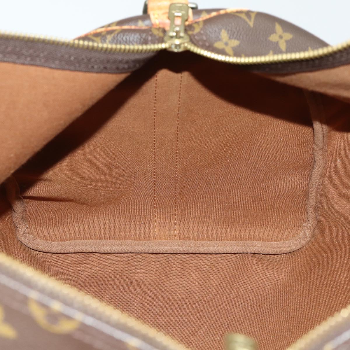 LOUIS VUITTON Monogram Keepall Bandouliere 55 Boston Bag M41414 LV Auth 170219