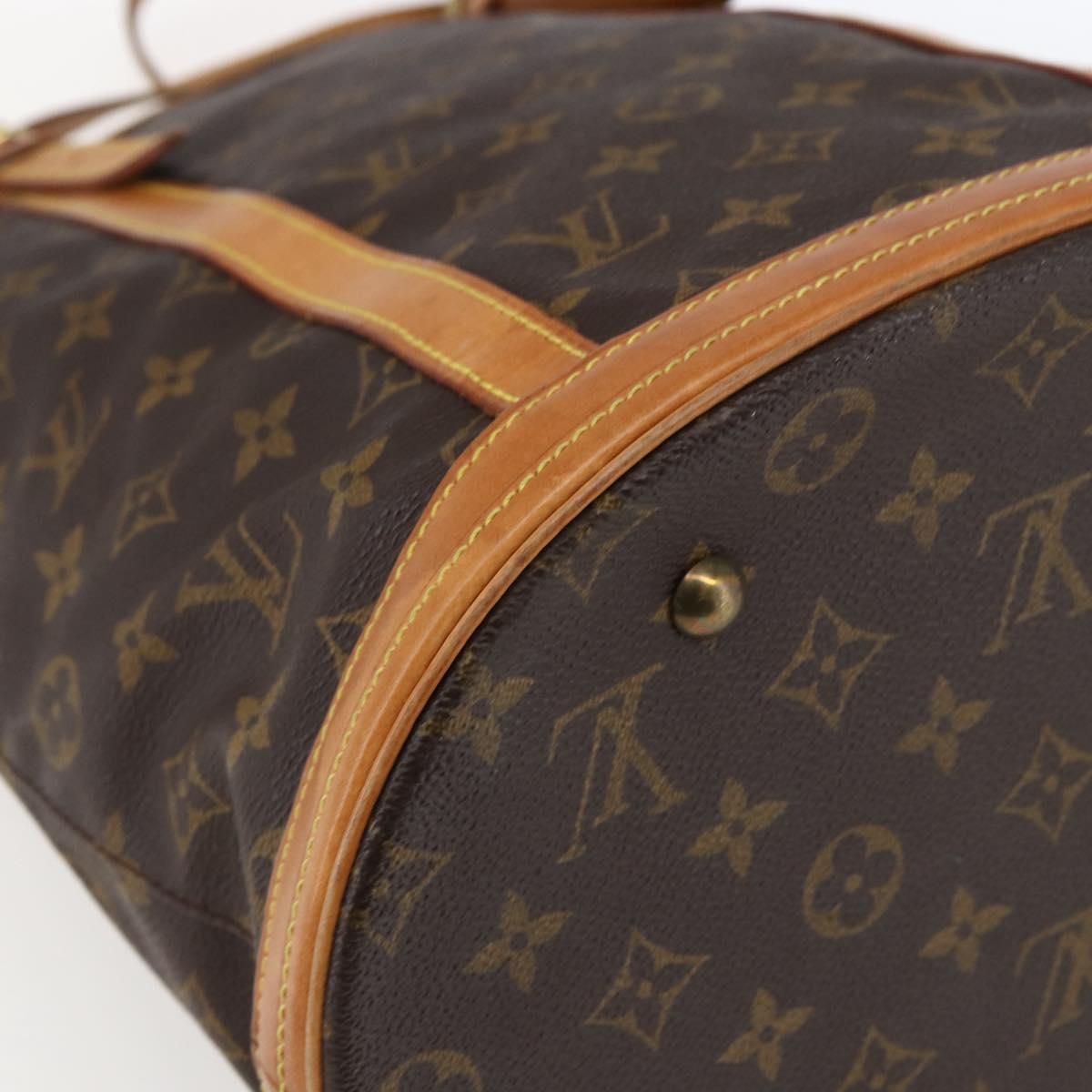 LOUIS VUITTON Monogram Bucket GM Shoulder Bag M42236 LV Auth 170223