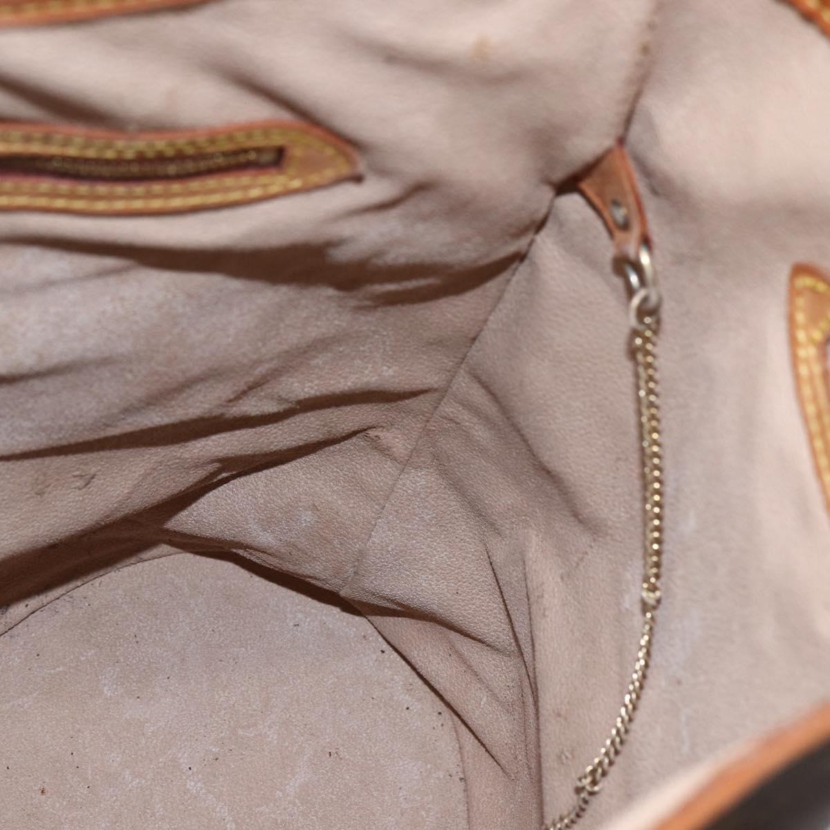 LOUIS VUITTON Monogram Bucket GM Shoulder Bag M42236 LV Auth 170223