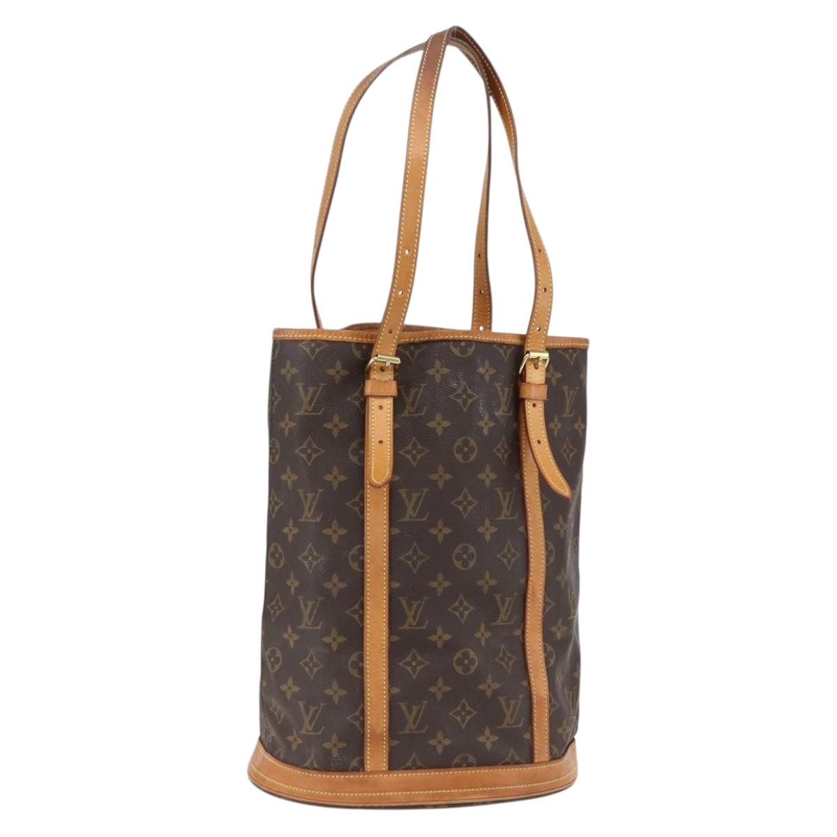 LOUIS VUITTON Monogram Bucket GM Shoulder Bag M42236 LV Auth 170223