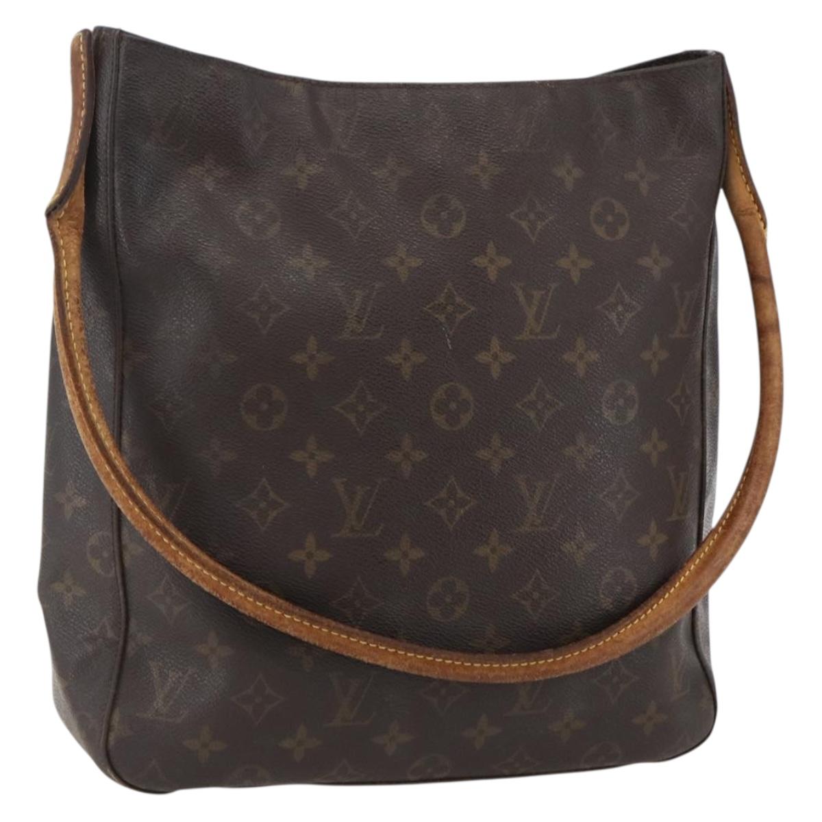 LOUIS VUITTON Monogram Looping GM Shoulder Bag M51145 LV Auth 170226