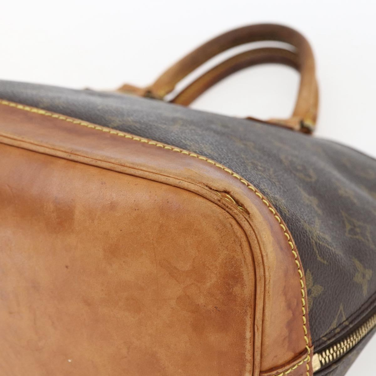 LOUIS VUITTON Monogram Alma Hand Bag M51130 LV Auth 170233