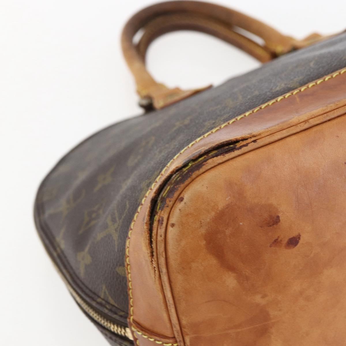 LOUIS VUITTON Monogram Alma Hand Bag M51130 LV Auth 170233