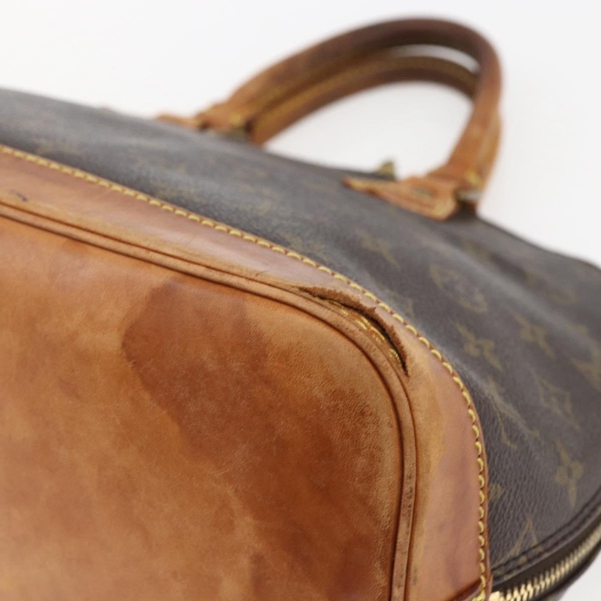 LOUIS VUITTON Monogram Alma Hand Bag M51130 LV Auth 170233