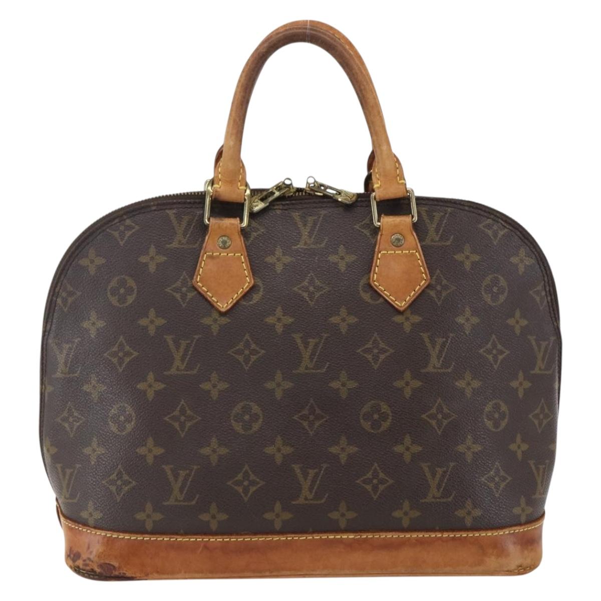 LOUIS VUITTON Monogram Alma Hand Bag M51130 LV Auth 170233