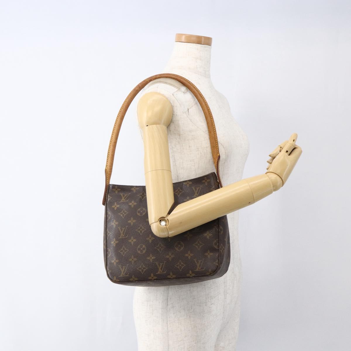LOUIS VUITTON Monogram Looping MM Shoulder Bag M51146 LV Auth 170237