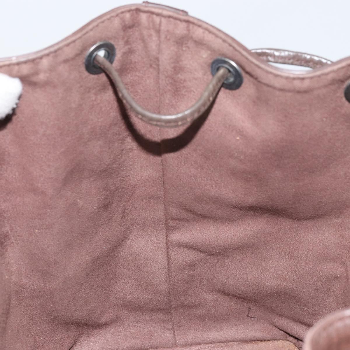 LOUIS VUITTON Epi Petit Noe Shoulder Bag Mocha M5901D LV Auth 170242V