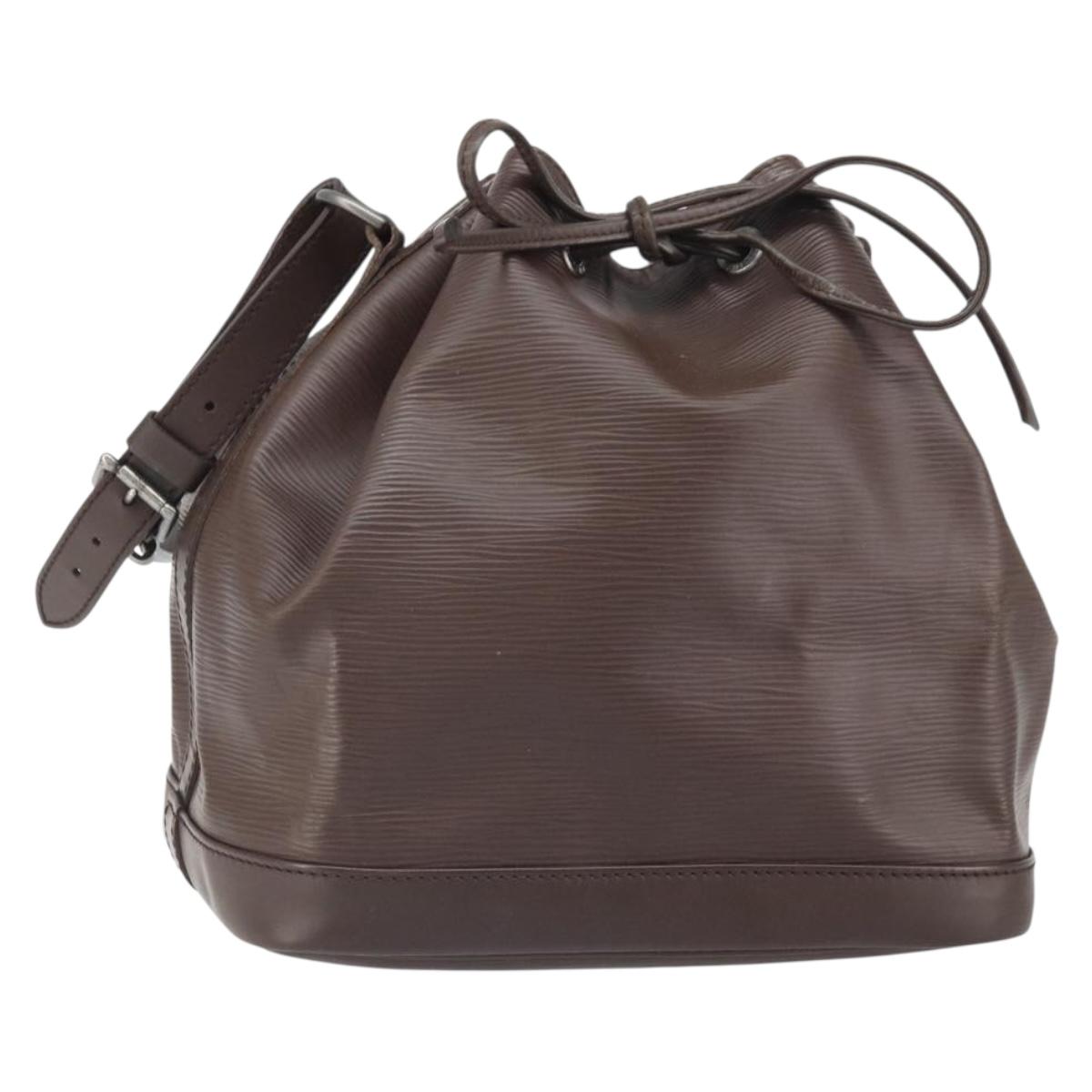LOUIS VUITTON Epi Petit Noe Shoulder Bag Mocha M5901D LV Auth 170242V