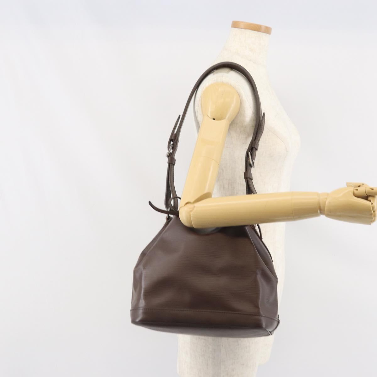 LOUIS VUITTON Epi Petit Noe Shoulder Bag Mocha M5901D LV Auth 170242V