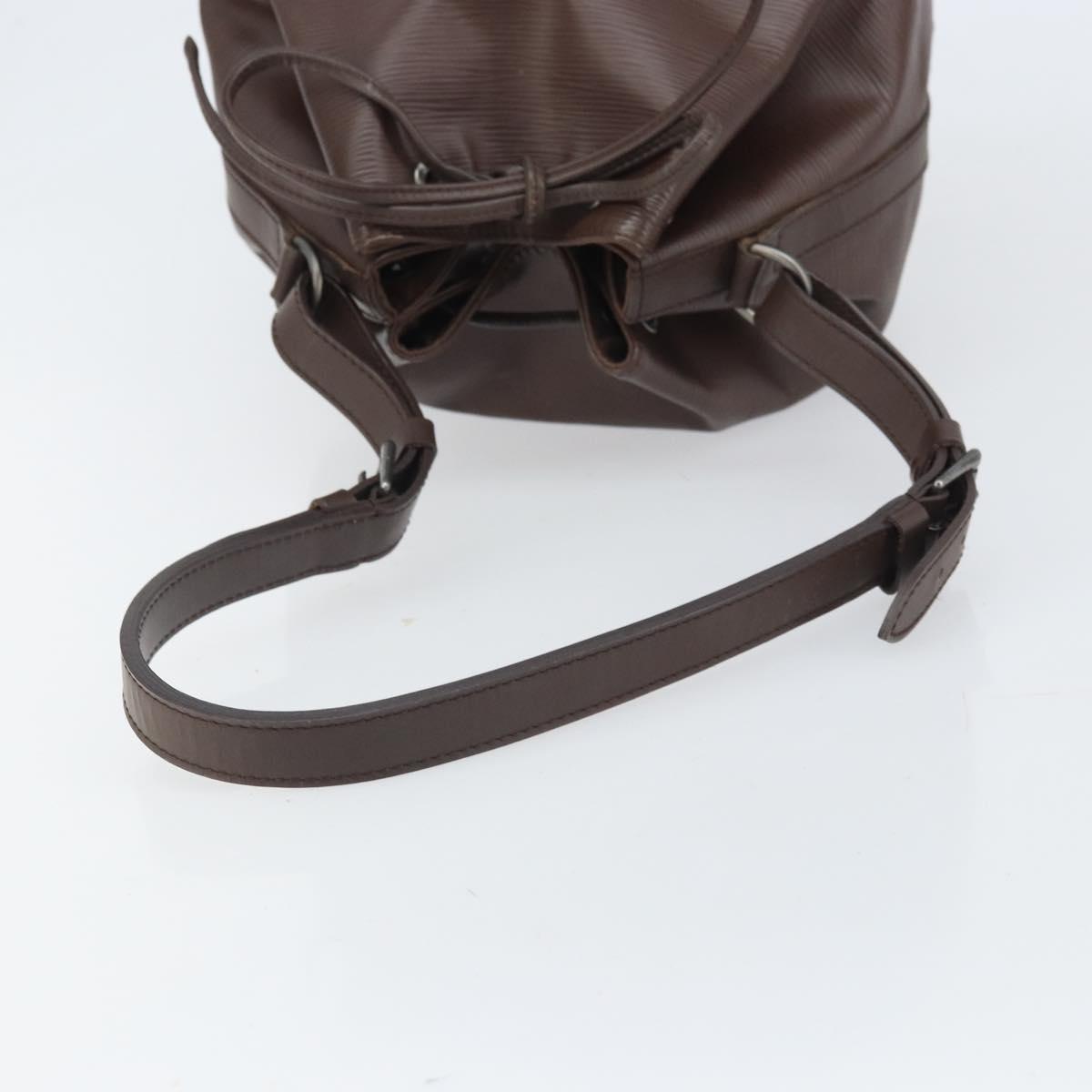 LOUIS VUITTON Epi Petit Noe Shoulder Bag Mocha M5901D LV Auth 170242V