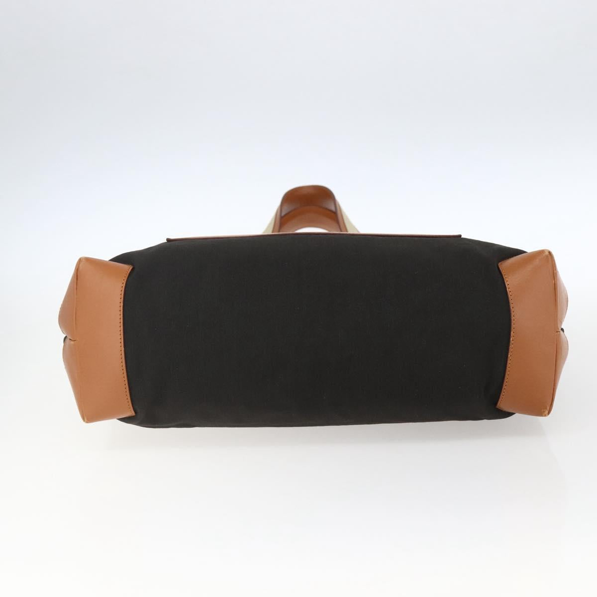 GUCCI Tote Bag Canvas Brown 019 04565 1956 Auth 170250