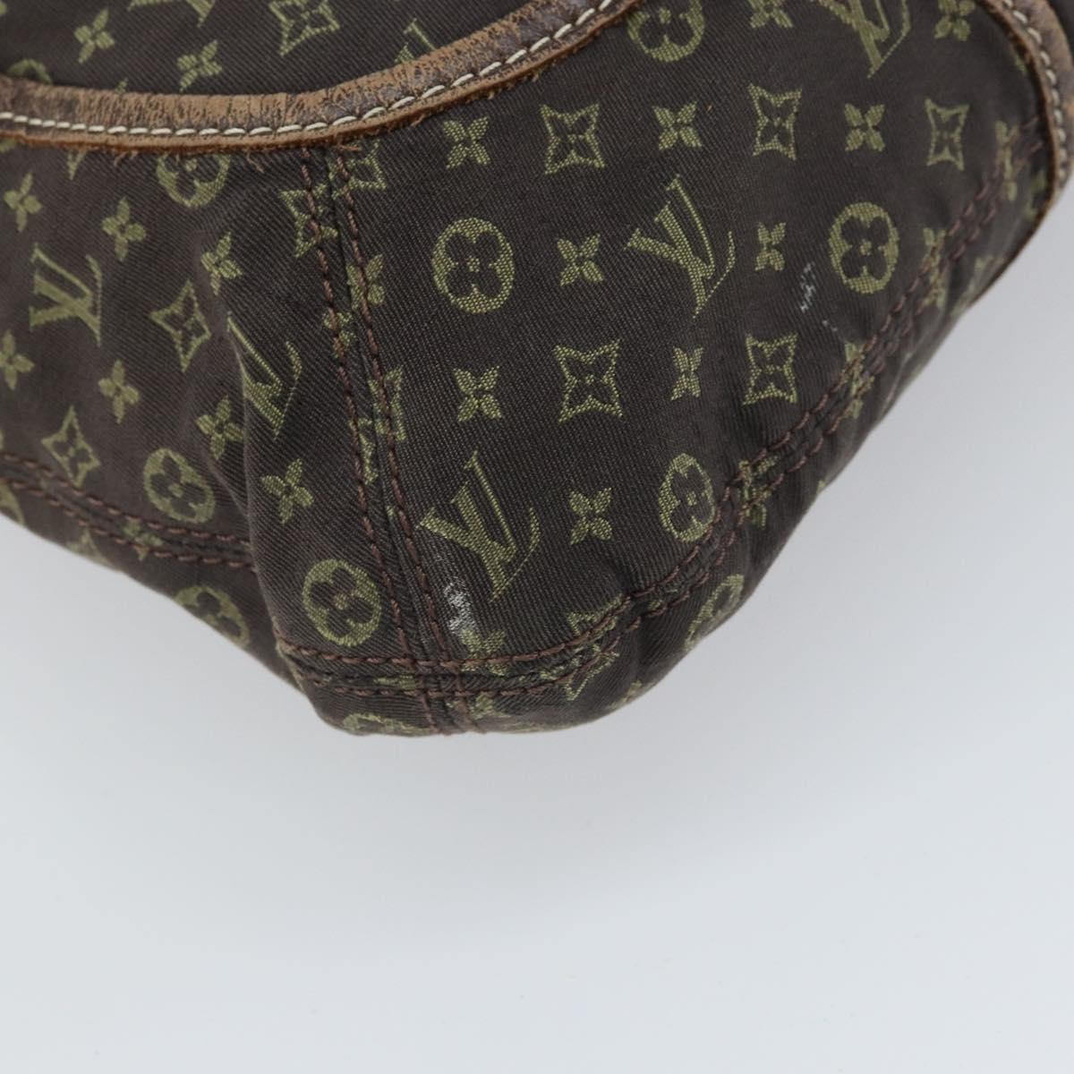 LOUIS VUITTON Monogram Mini Lin Buzasu Anjoul Bag Brown M95617 LV Auth 170251