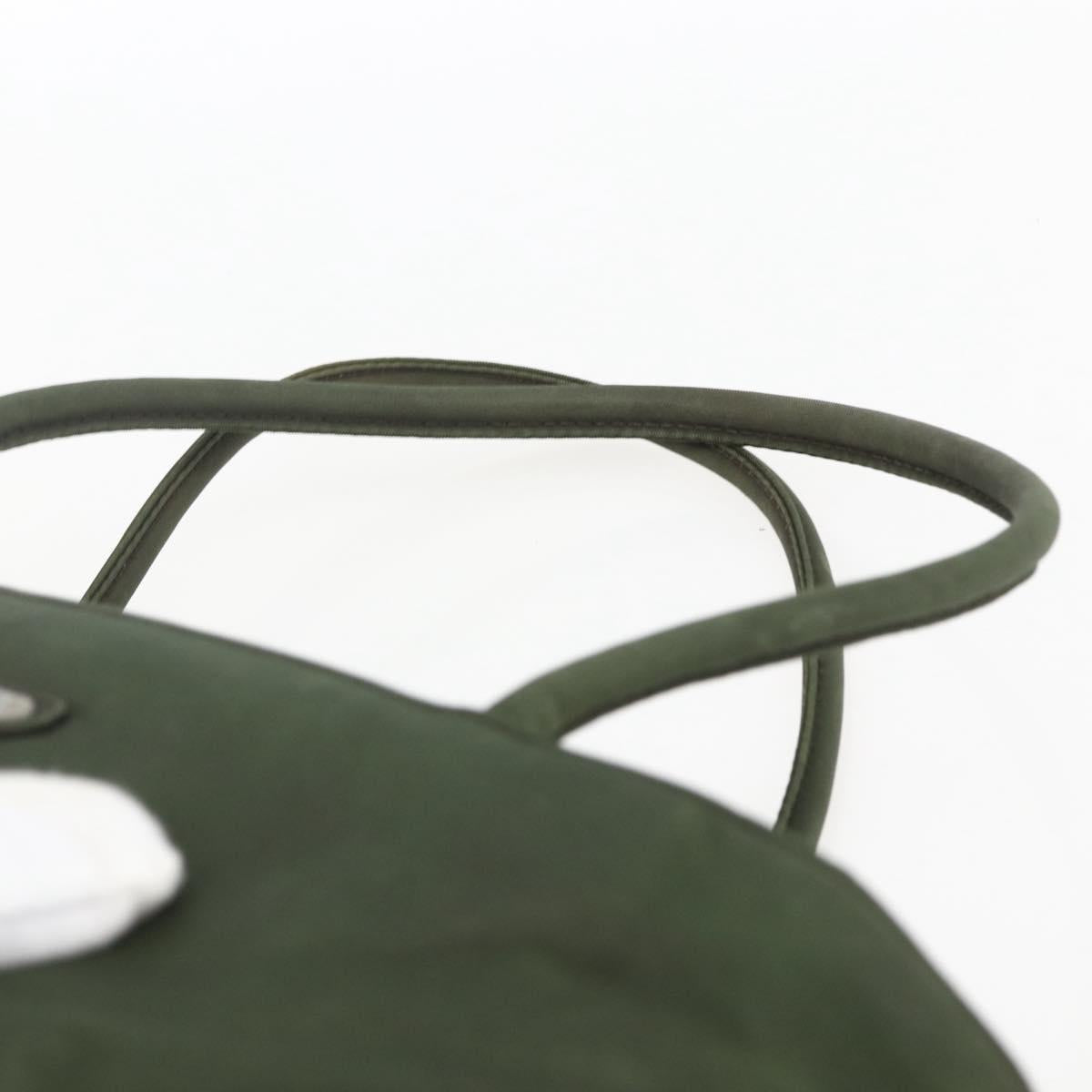 PRADA Tote Bag Nylon Green Auth 170300