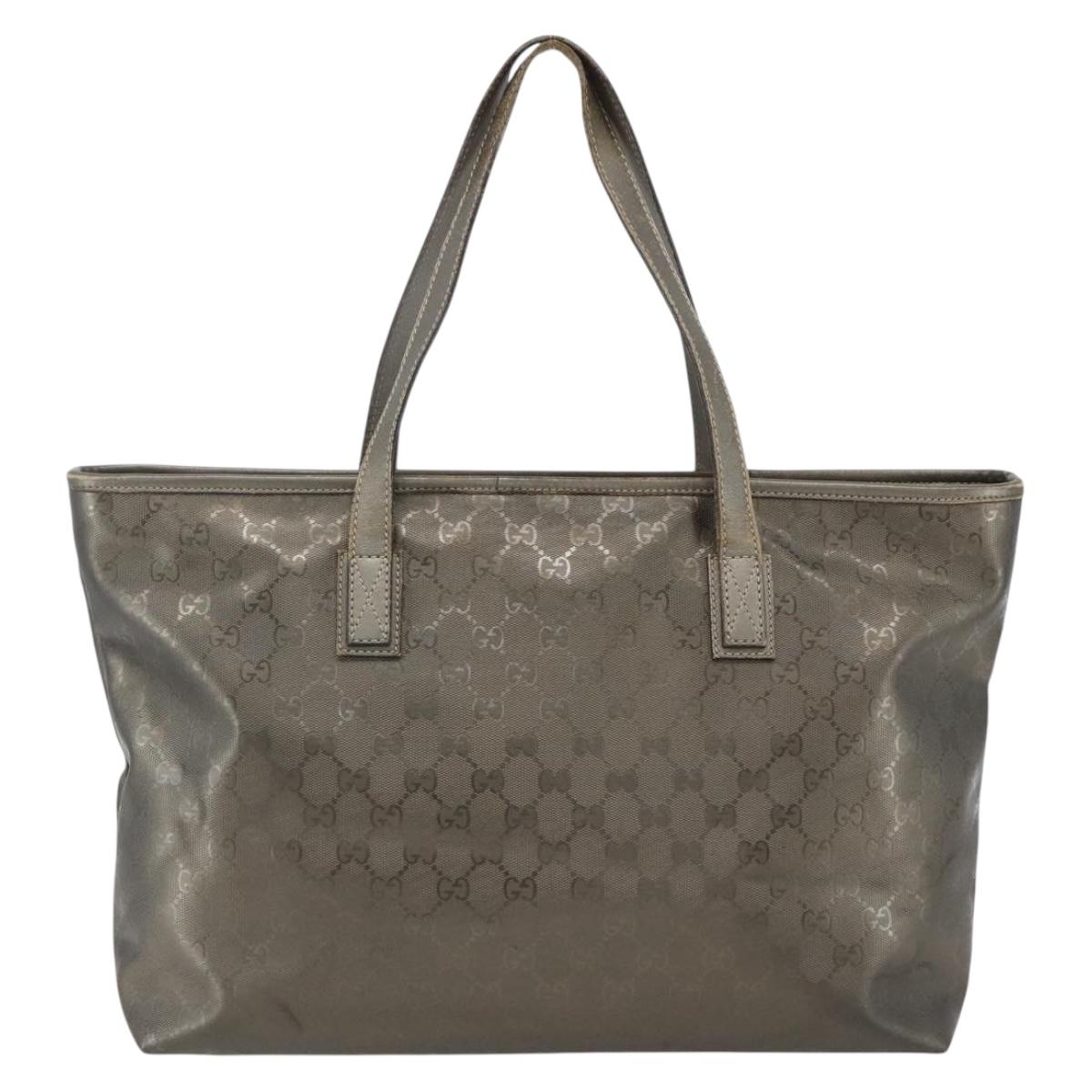 GUCCI GG Implementation Tote Bag Gold 211137 Auth 170316