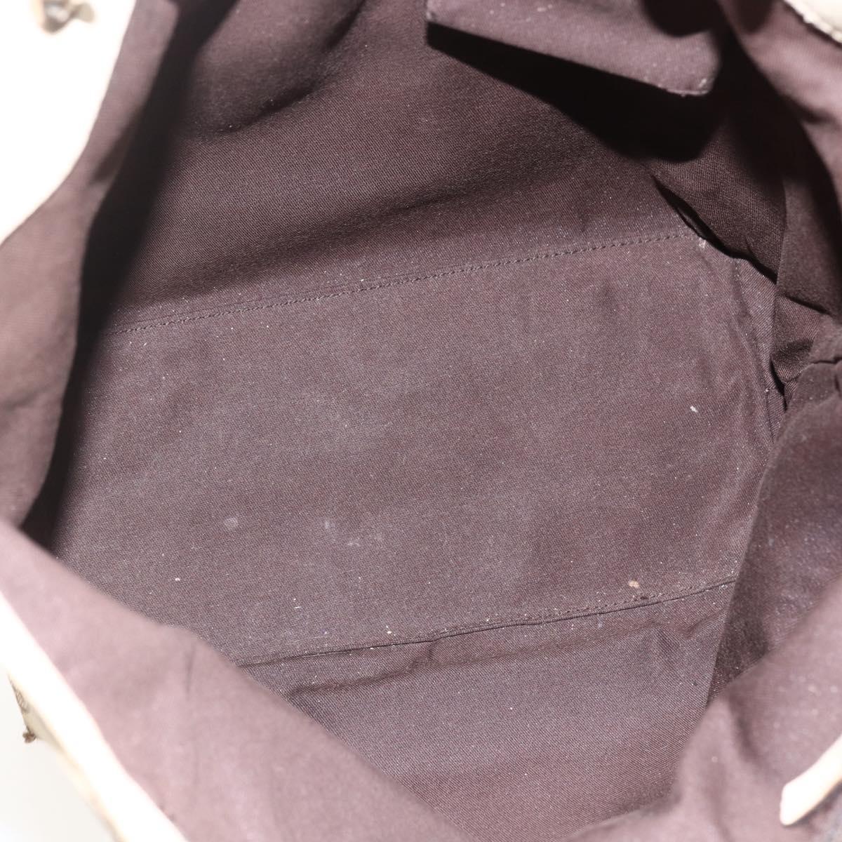 GUCCI GG Canvas Tote Bag Beige Gold 120836 Auth 170368