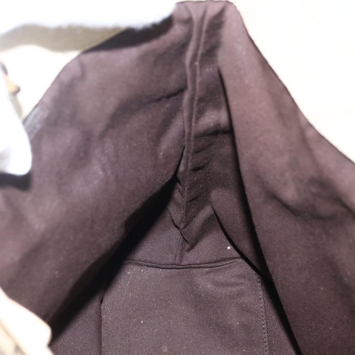 GUCCI GG Canvas Tote Bag Beige Gold 120836 Auth 170368