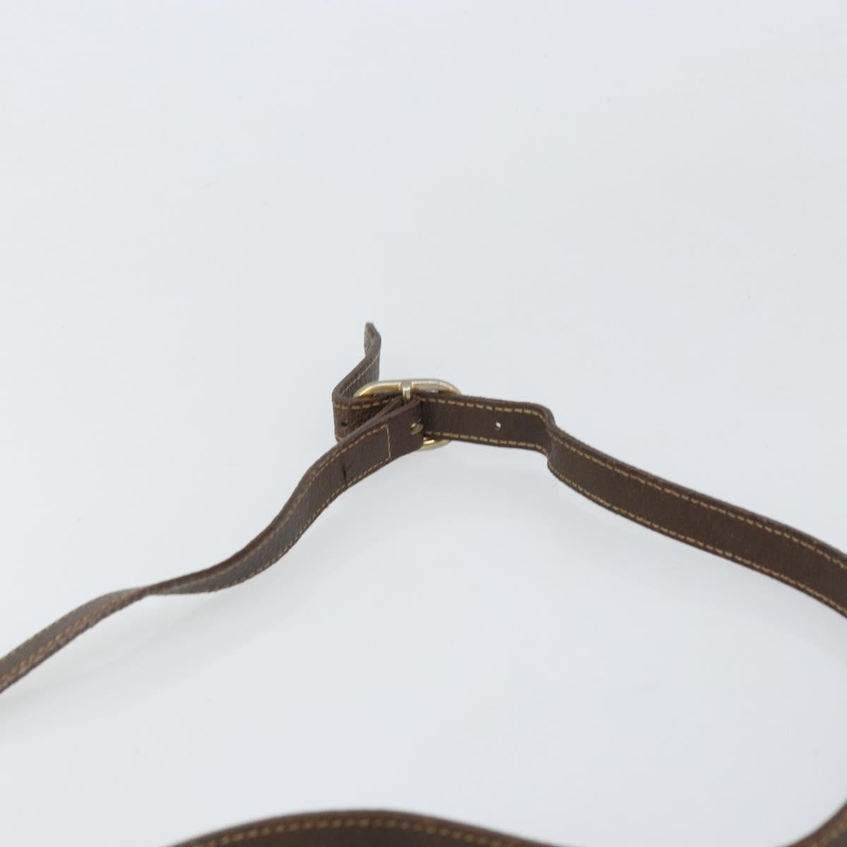 GUCCI GG Supreme Web Sherry Line Shoulder Bag PVC Beige 010 378 Auth 170391