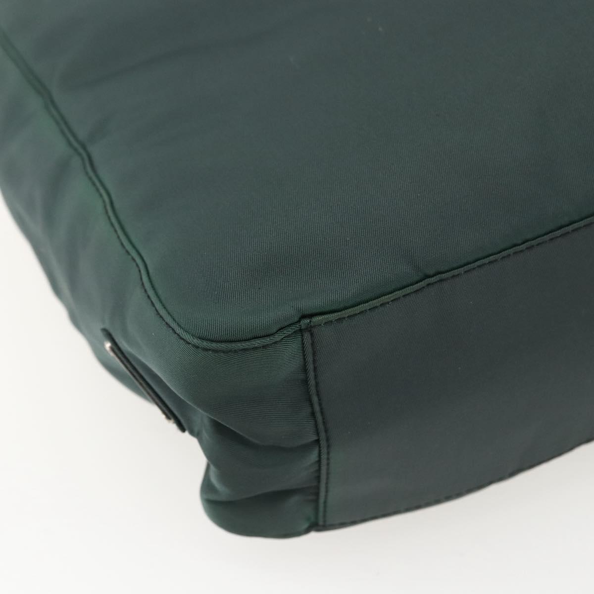 PRADA Tote Bag Nylon Green Auth 170398