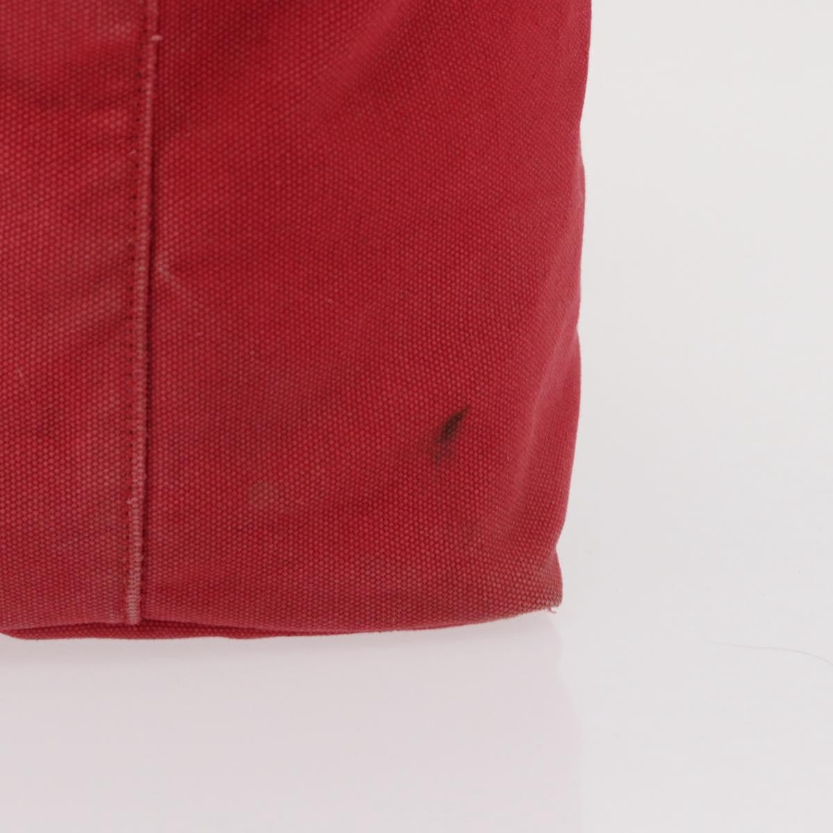 PRADA Sports Tote Bag Canvas Red Auth 170399