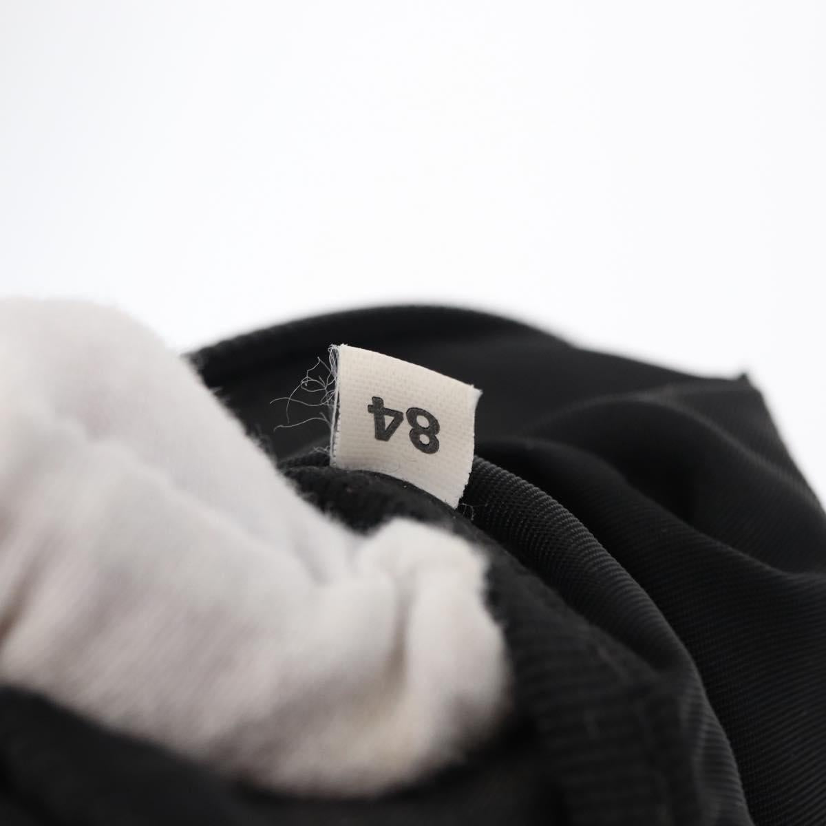 PRADA Waist bag Nylon Black Silver Auth 170466