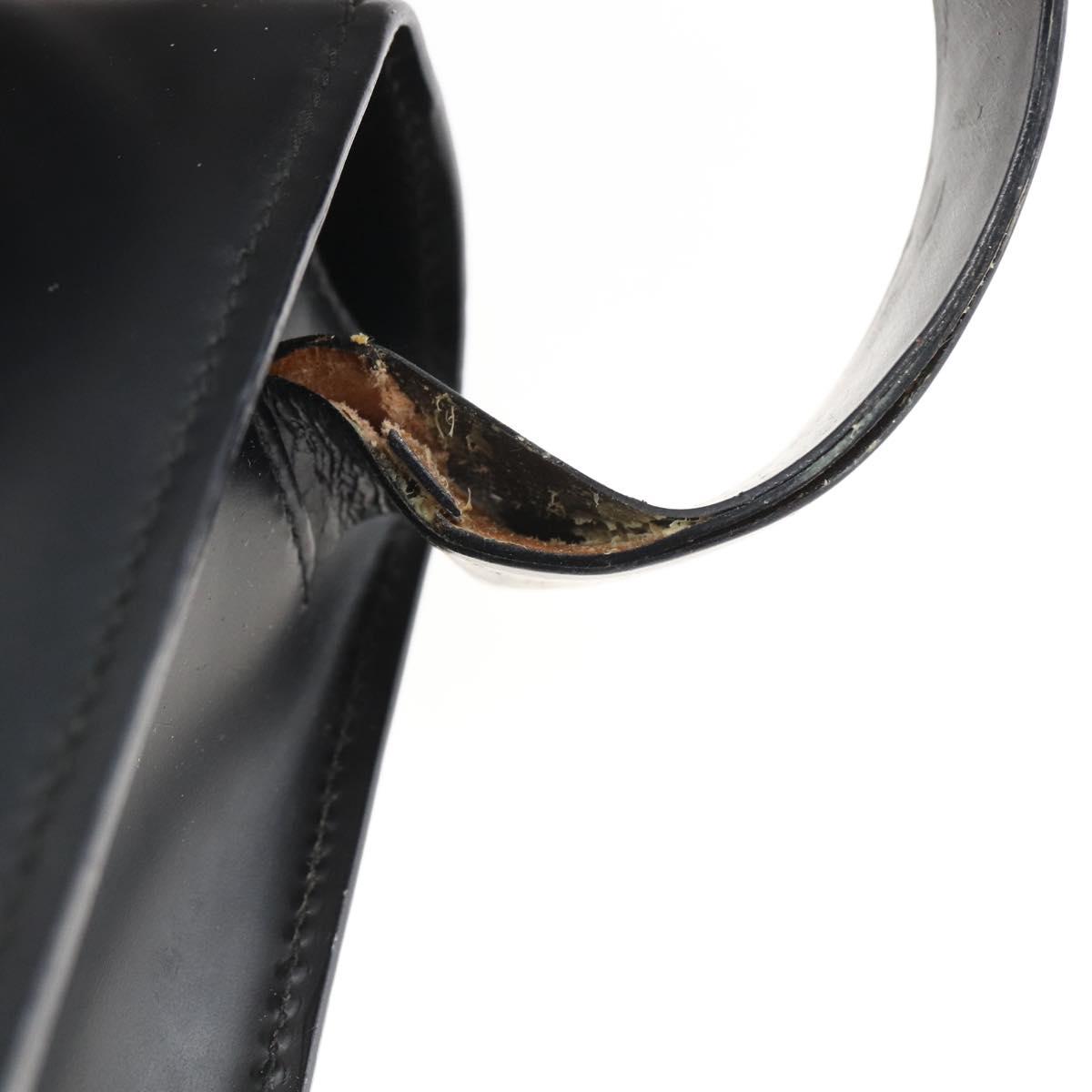 GUCCI Shoulder Bag Leather Black Silver 001 3064 Auth 170510