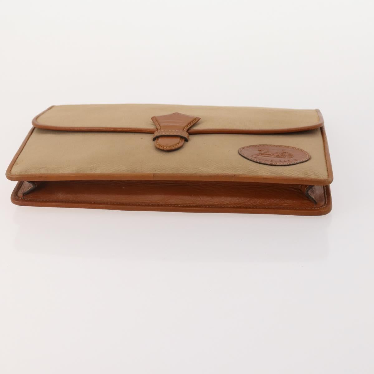 CELINE Macadam Canvas Clutch Bag PVC Leather 5 Set Brown Black beige Auth 170526