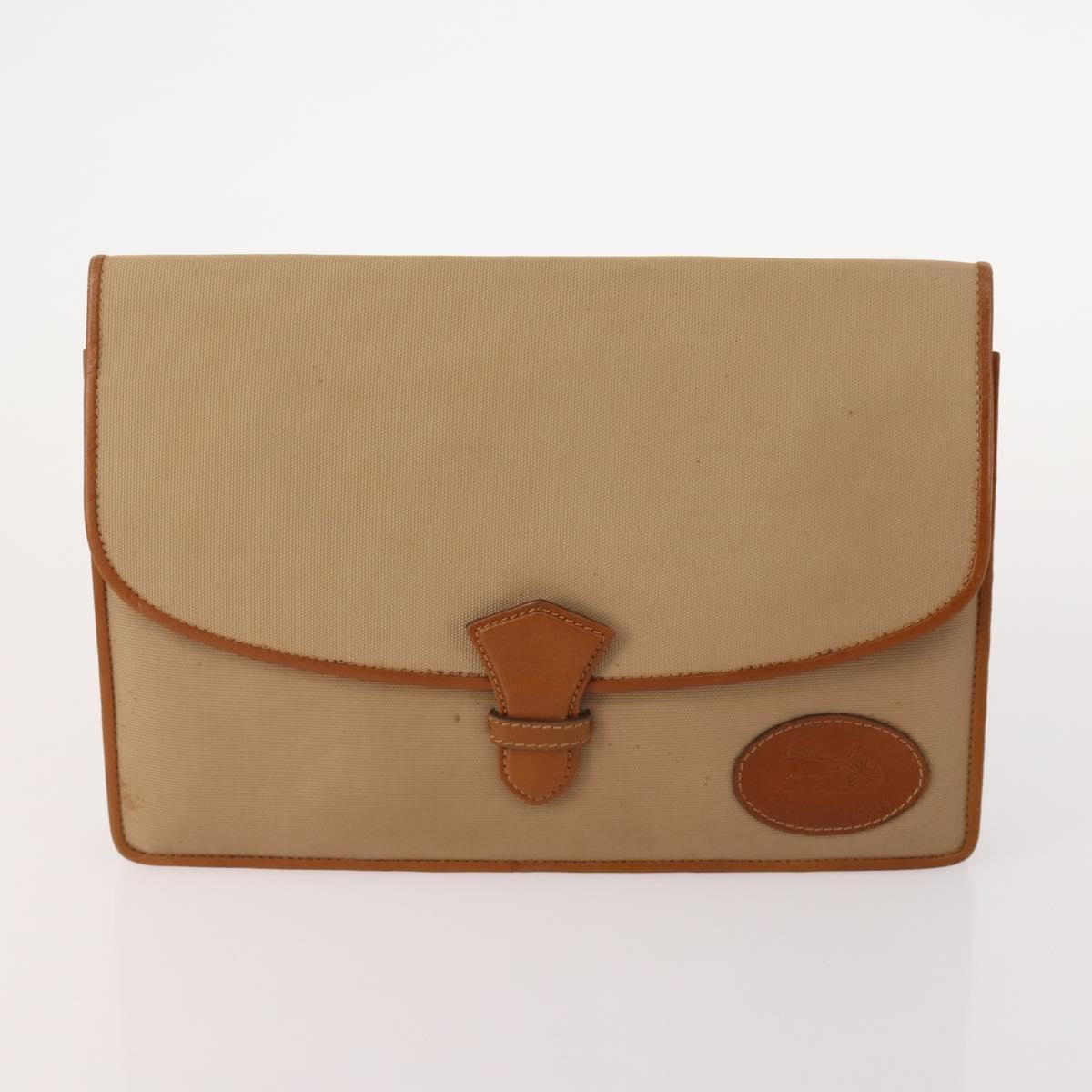 CELINE Macadam Canvas Clutch Bag PVC Leather 5 Set Brown Black beige Auth 170526