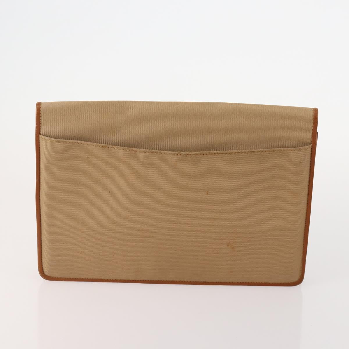 CELINE Macadam Canvas Clutch Bag PVC Leather 5 Set Brown Black beige Auth 170526