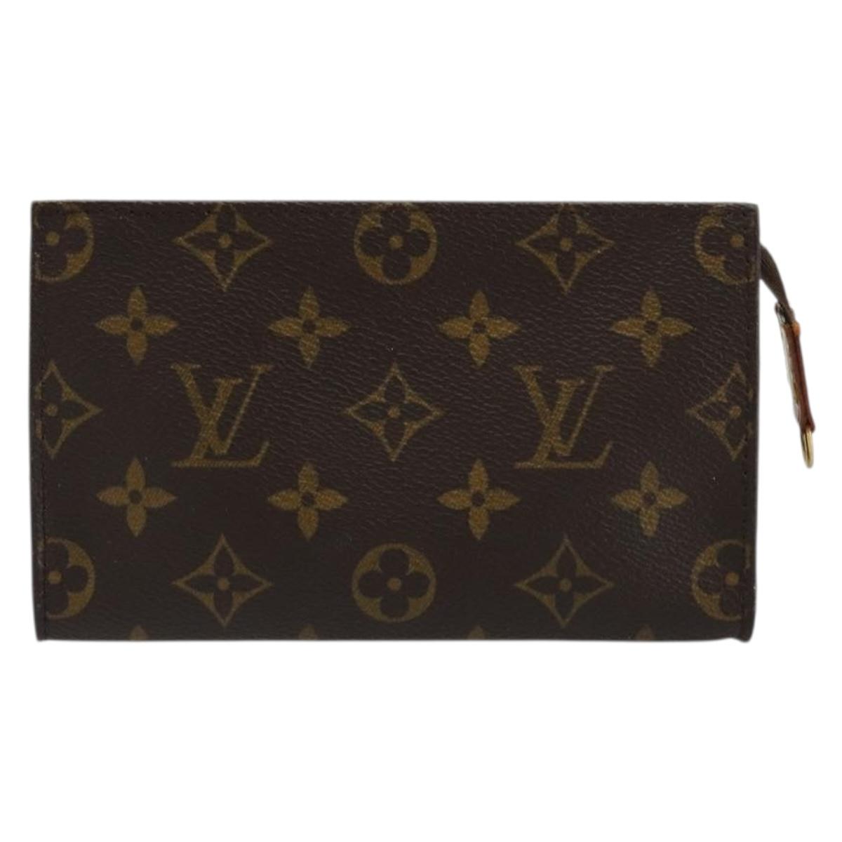 LOUIS VUITTON Monogram Bucket PM Accessory Pouch LV Auth 170543
