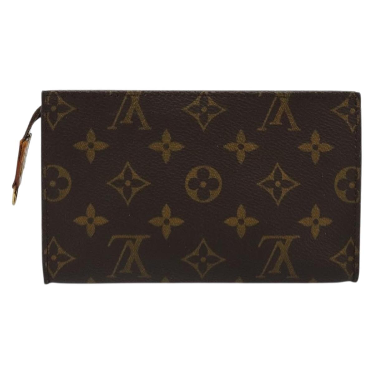 LOUIS VUITTON Monogram Bucket PM Accessory Pouch LV Auth 170543