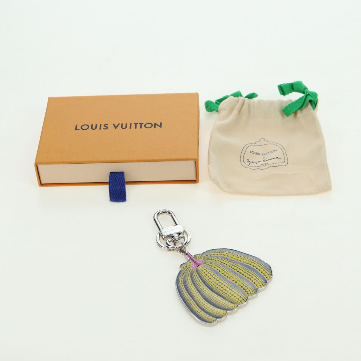LOUIS VUITTON Porte Cles Pumpkin Charm metal Yellow M01103 LV Auth 170553SAM