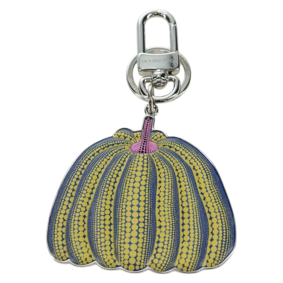 LOUIS VUITTON Porte Cles Pumpkin Charm metal Yellow M01103 LV Auth 170553SAM