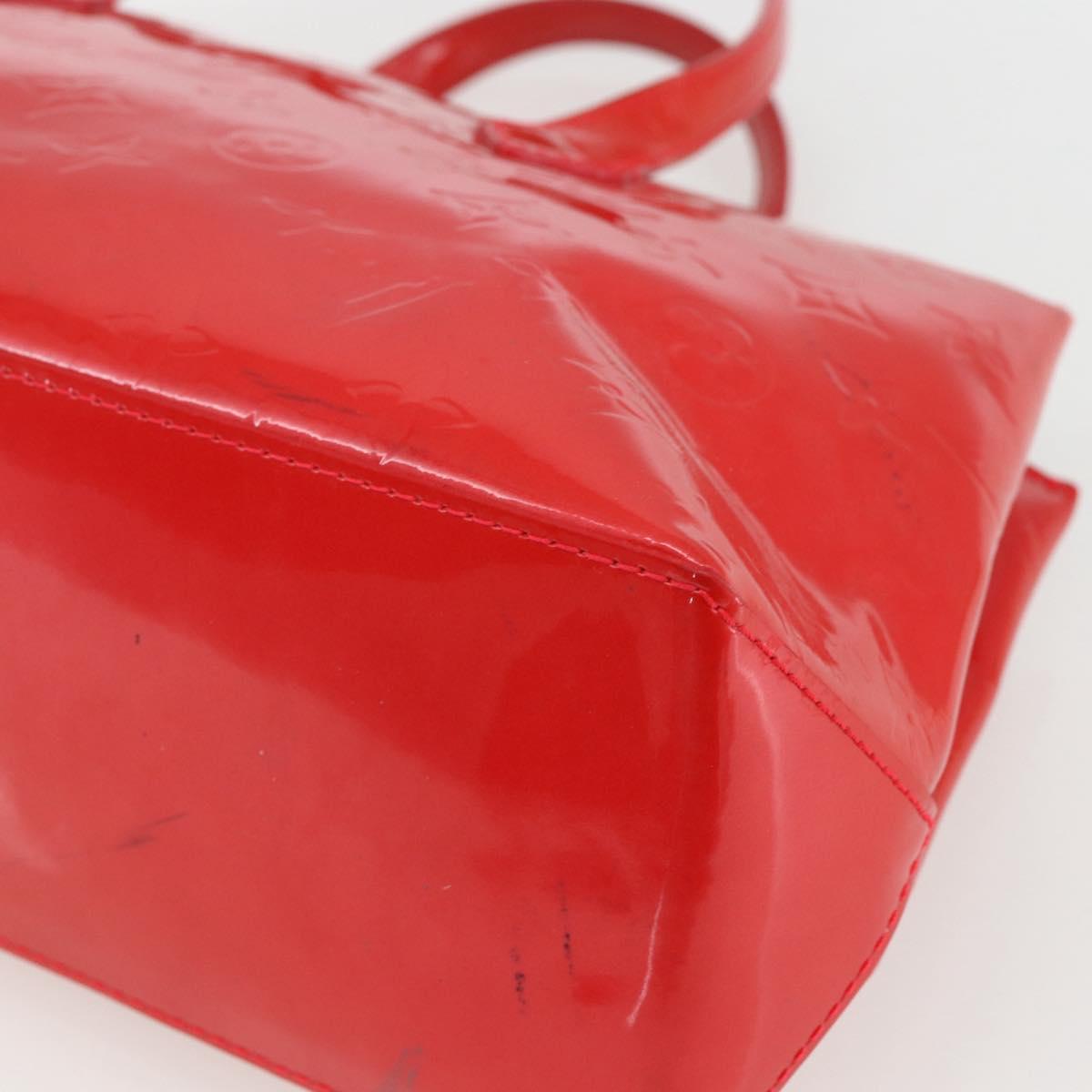LOUIS VUITTON Monogram Vernis Wilshire PM Bag Rouge Grunadine M91723 Auth 170570