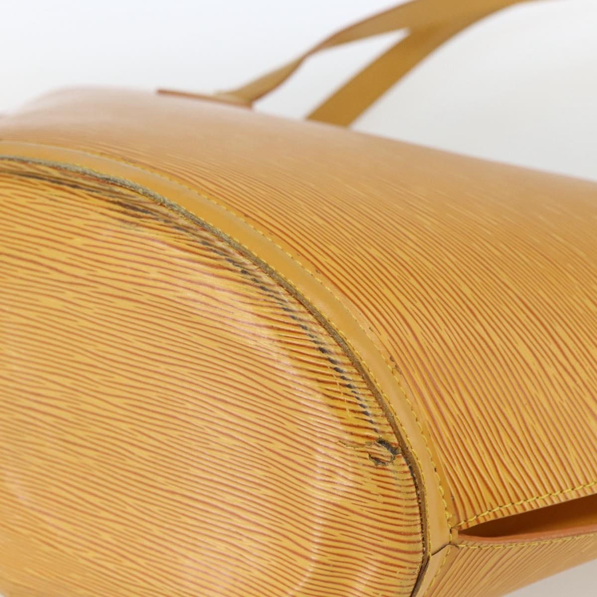 LOUIS VUITTON Epi Saint Jacques Shopping Shoulder Bag Yellow M52269 Auth 170573