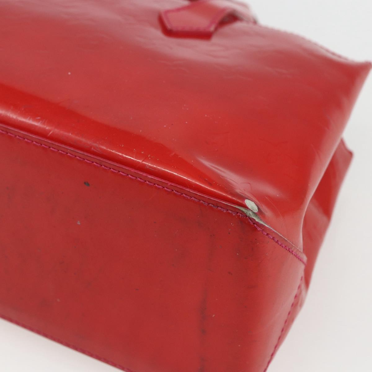 LOUIS VUITTON Monogram Vernis Wilshire PM Hand Bag Rose Pop M93643 Auth 170575